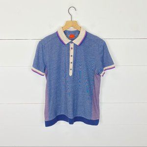 BOSS Hugo Boss Color Block Polo Size M